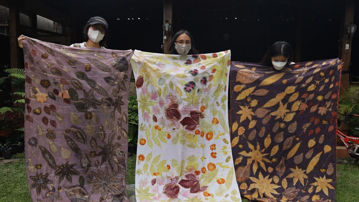 kain ecoprint menjadi peluang bisnis fashion berkelanjutan